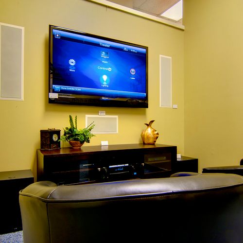 We design,install, and service home theater system
