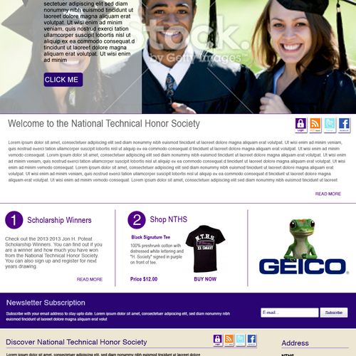 Web Design for a National Brand the National Techn