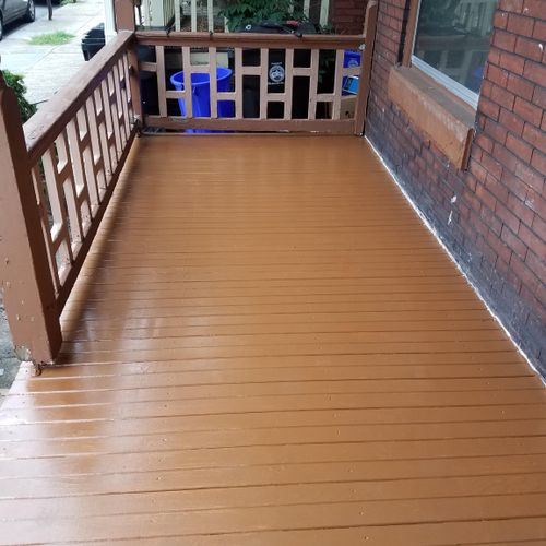 Rebuilding a 100 year old porch - Finished Product