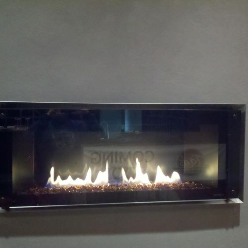 Beautiful modern and contemporary gas fireplaces a