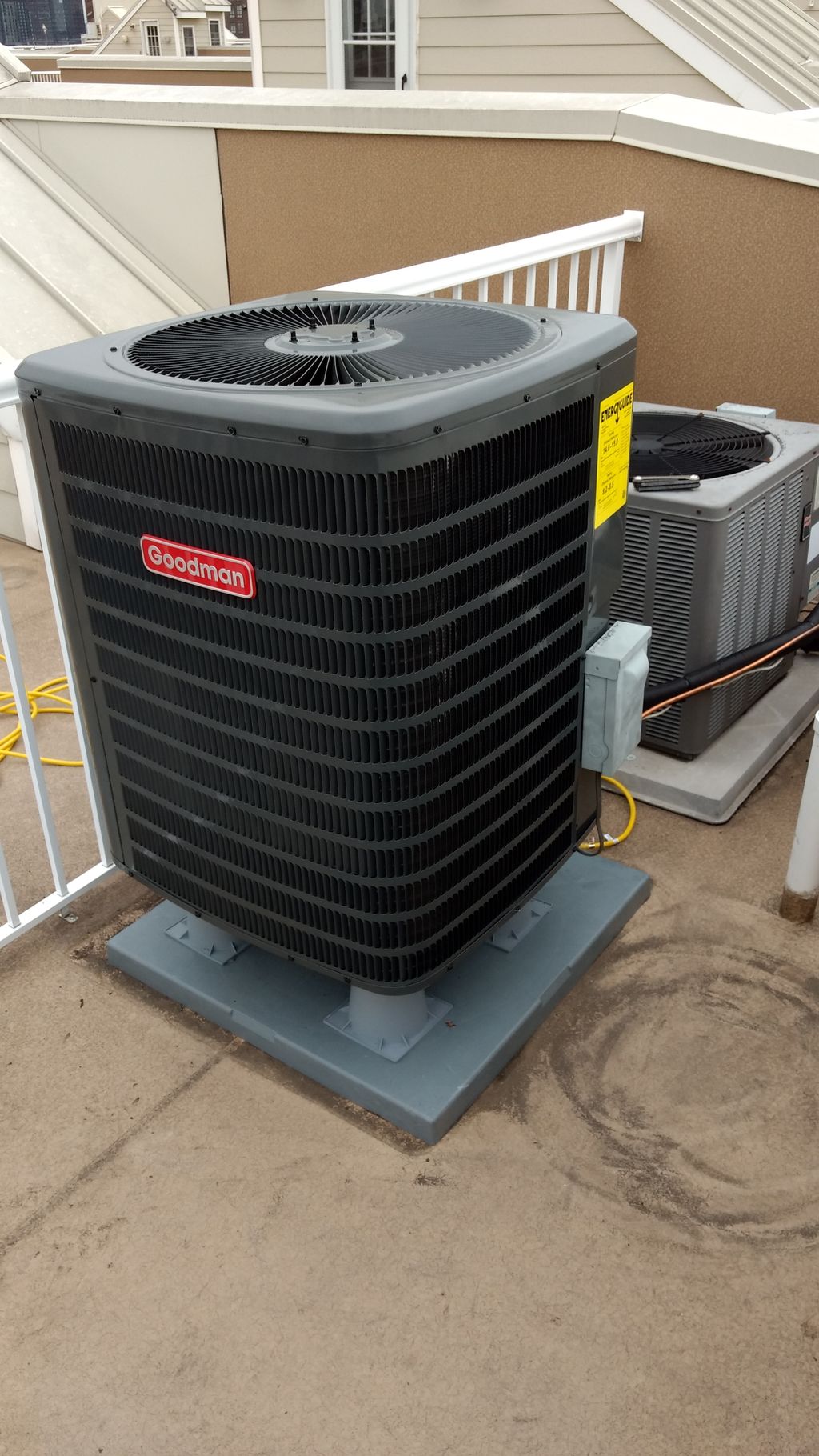 Brand new 2.5 ton install
