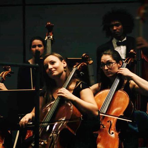 Leading the cello section in Germany