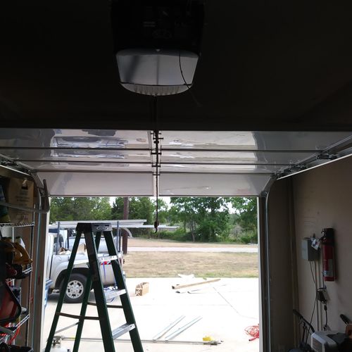 A Overhead door we installed