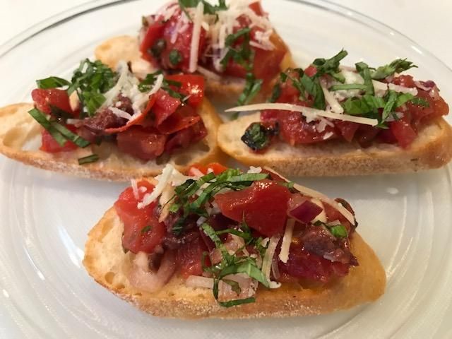 Bruschetta with Fire Roasted Tomato Salsa