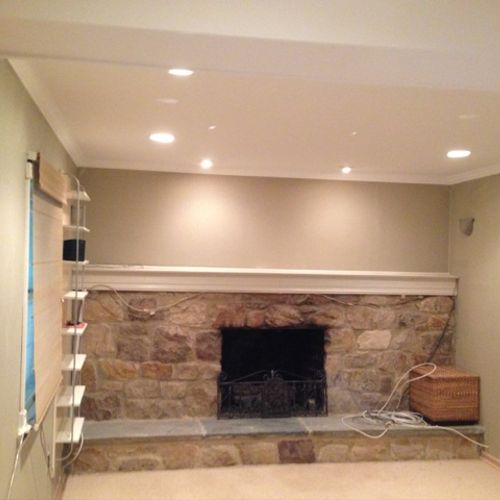 Replaced all drywall and repainted. -- Cinnaminson
