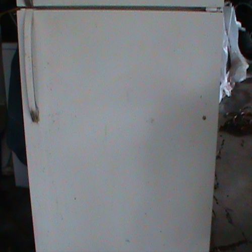 Refrigerator before cleaning
