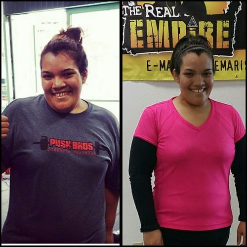 Jen was able to drop 40 pounds in 16 weeks! Hard w