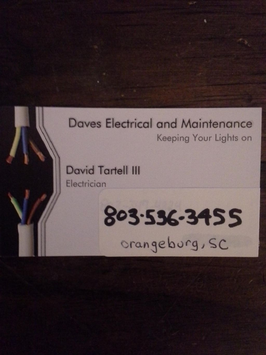 Daves Electrical and Maintenance