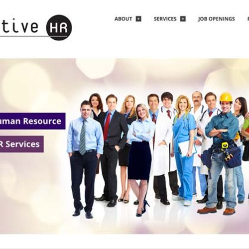 Responsive website design for an HR consulting fir
