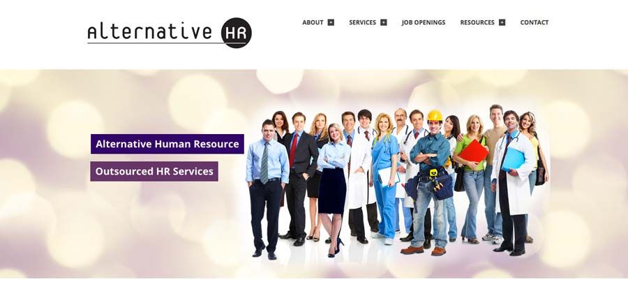 Responsive website design for an HR consulting fir