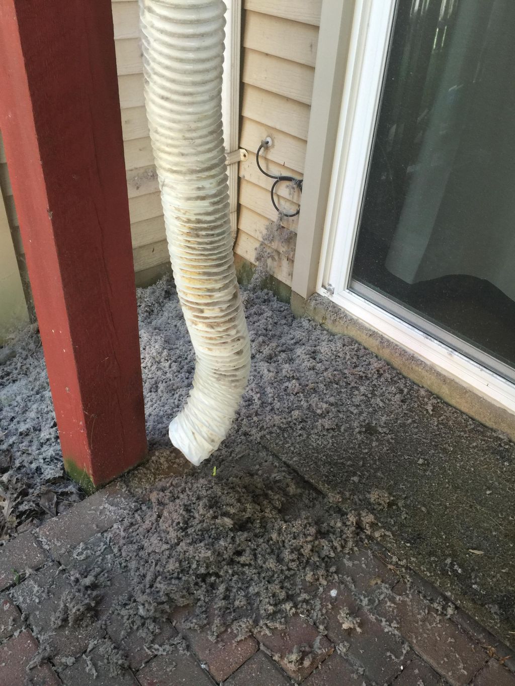 Dyer vent cleaning.