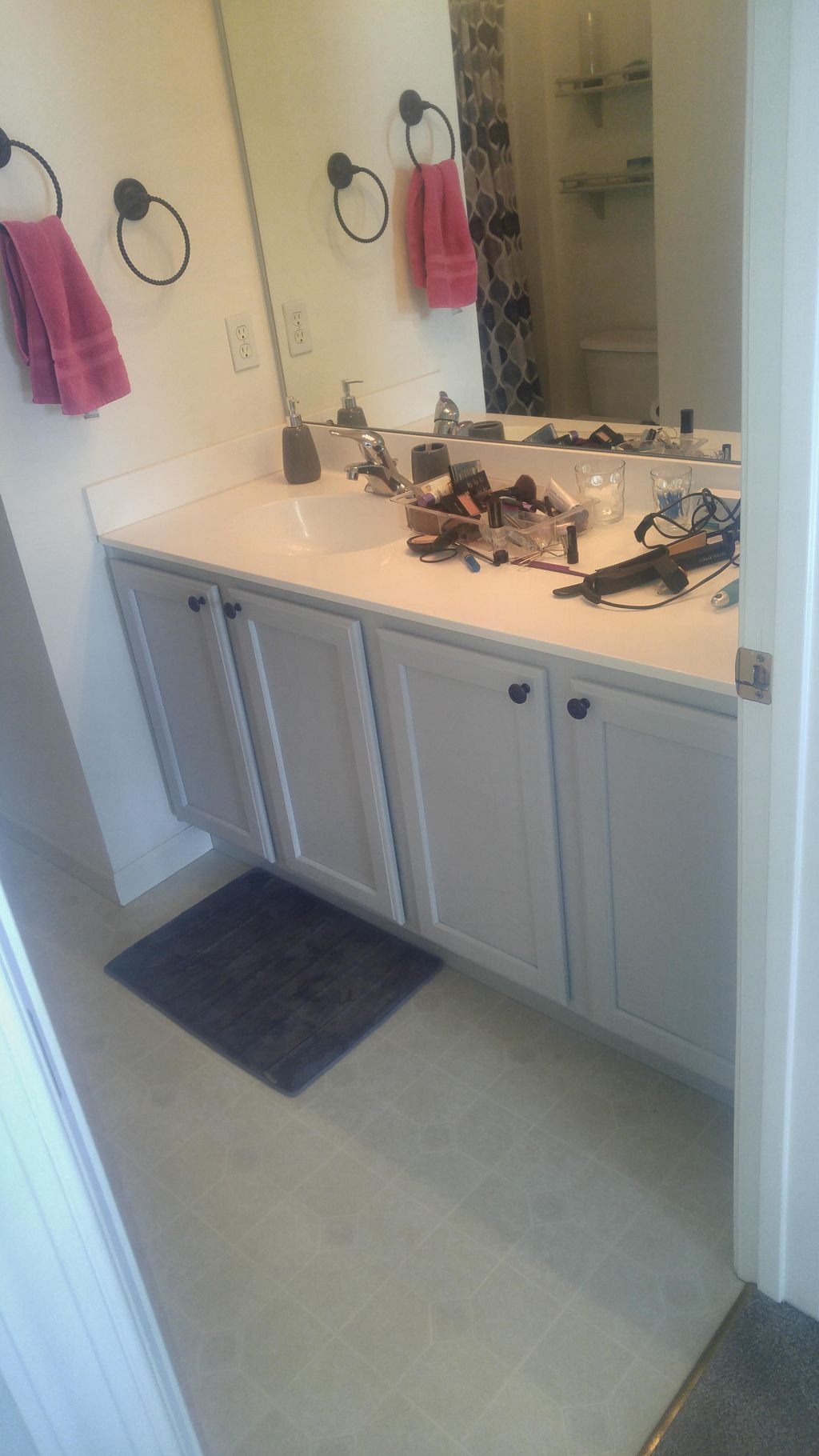 finished vanity painting