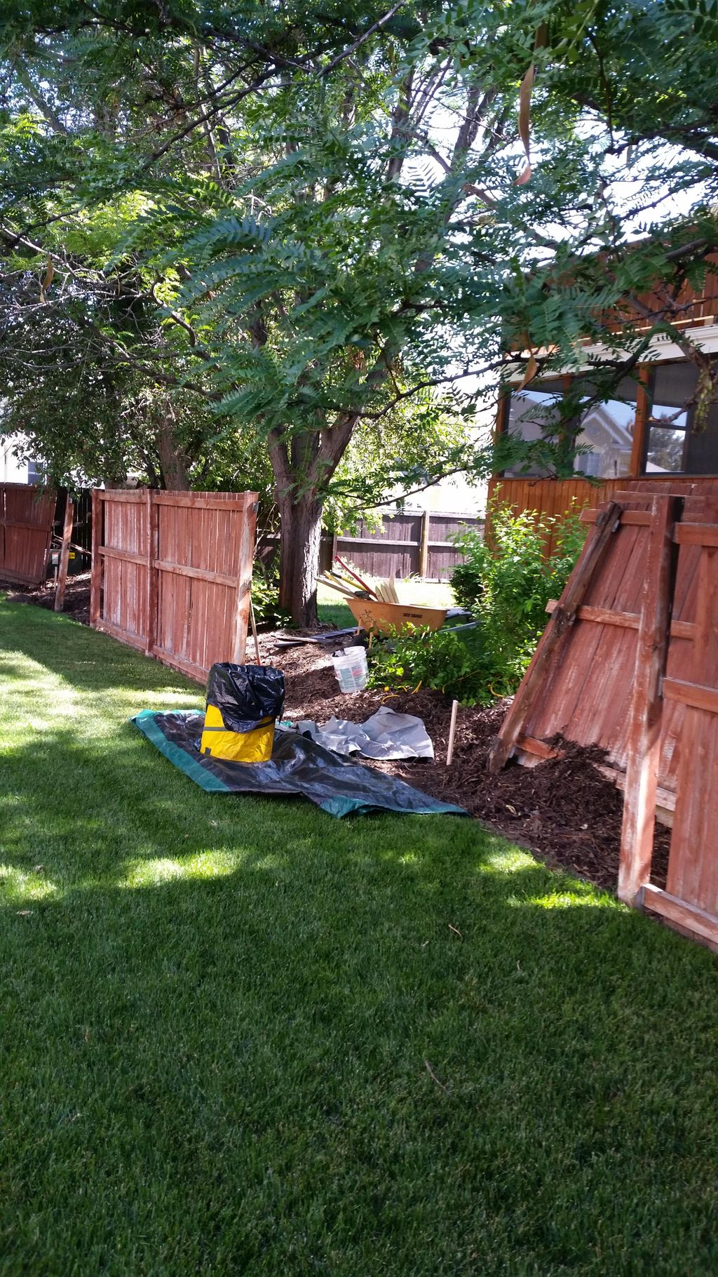 FENCE during repairs...