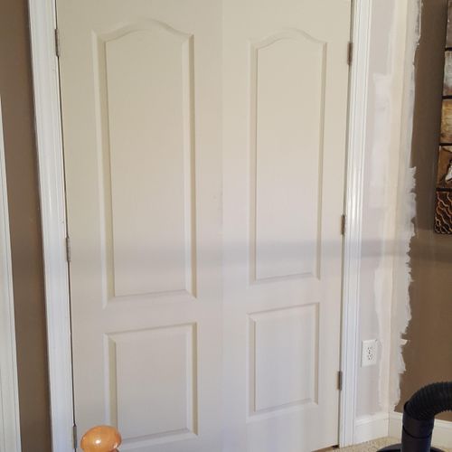 Double door installaion