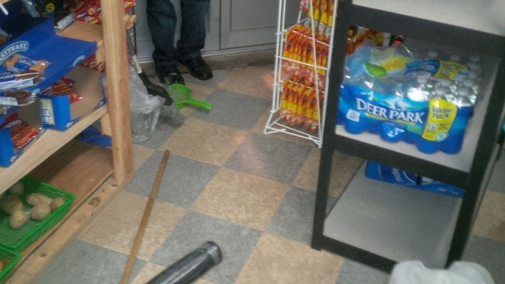 Floor Before Strip and Wax