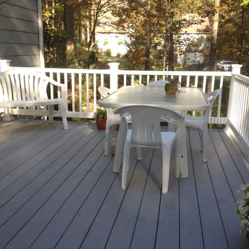 turn your wood deck into a maintenance free deck