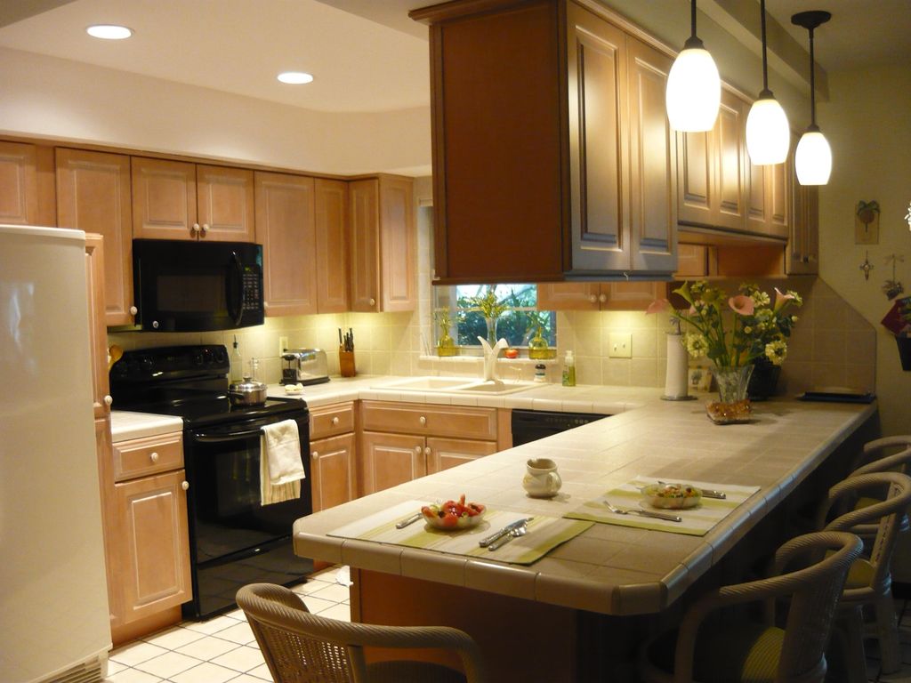 Kitchen Light Remodel
*Took out outdated fluoresce