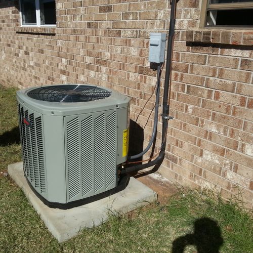 Trane Heat Pump - installed as a replacement.