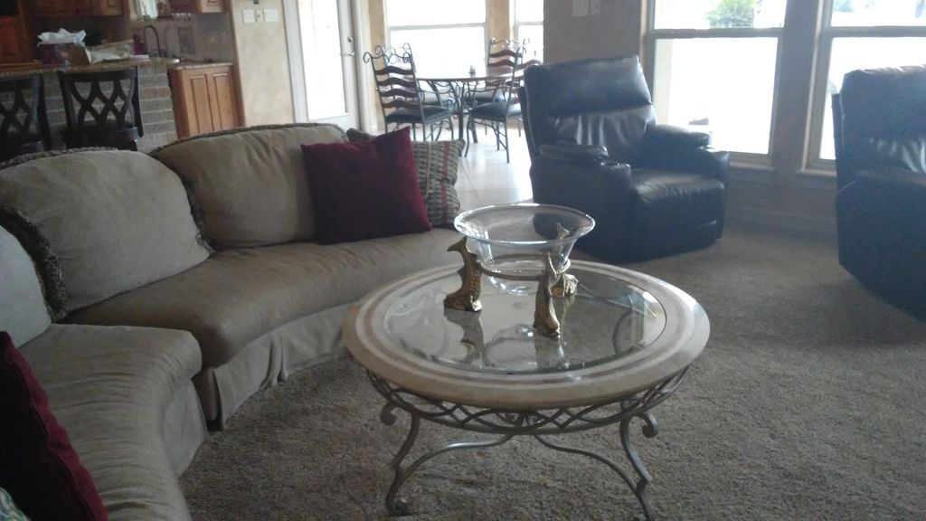 Deep Clean- furniture and carpet vacuumed, glass c