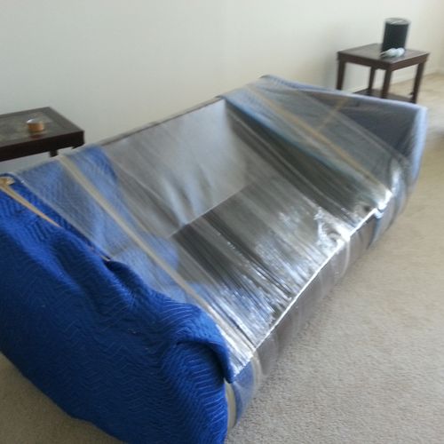 Picture of a sofa well protected