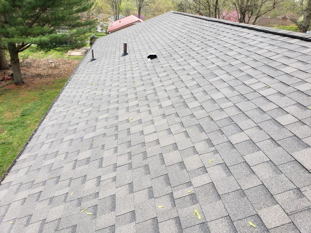 This is a new roof we installed the day before a t