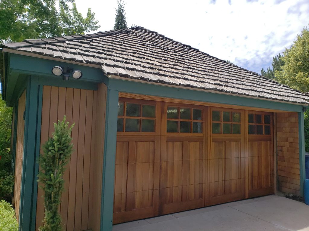 New solid wood door in Kaysville. 