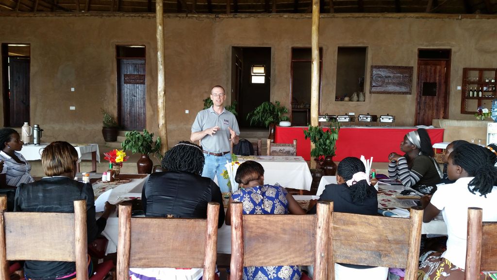 Teaching personal protection in Uganda - proper at