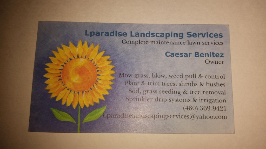 L Paradise Landscaping Services