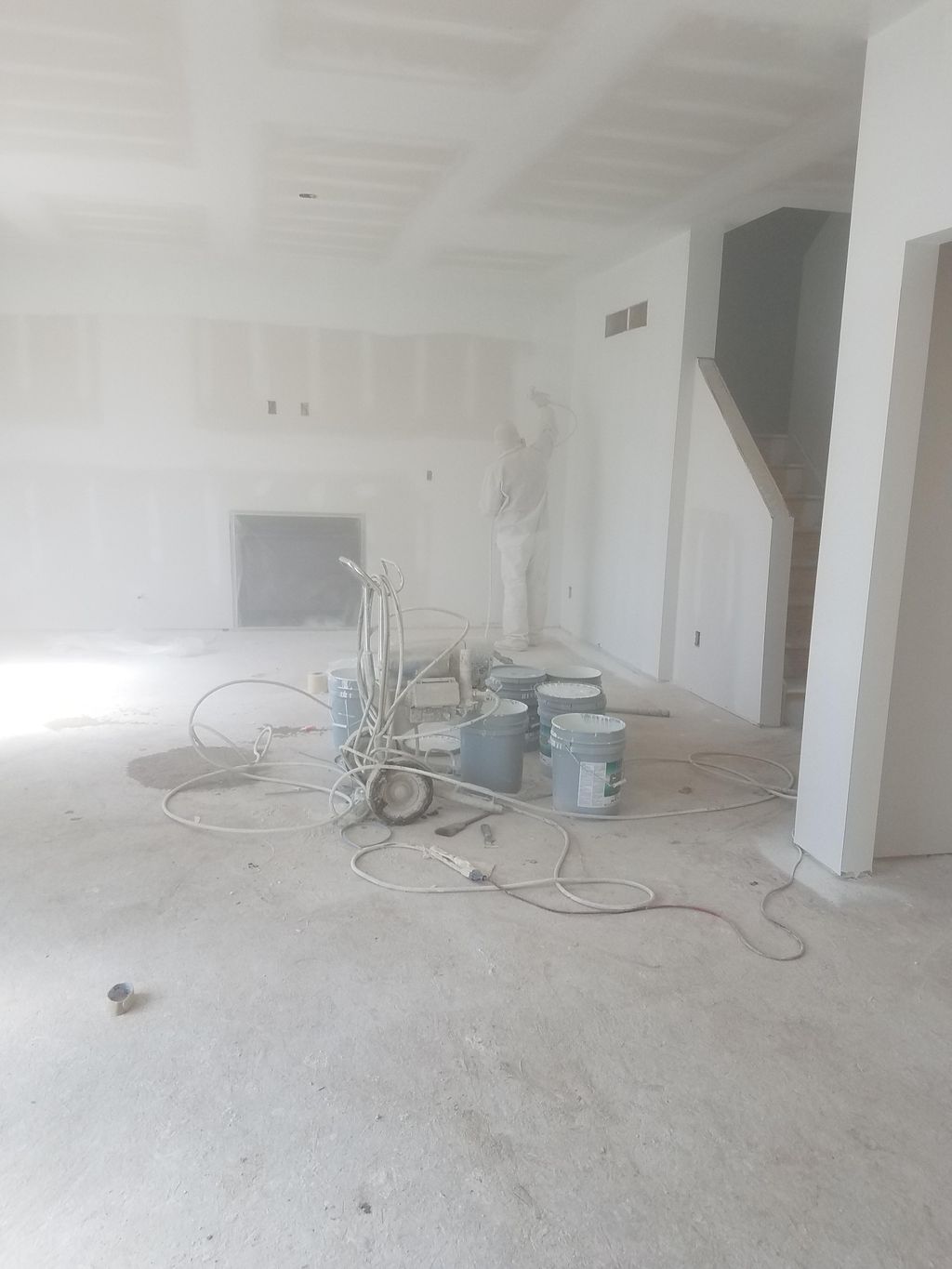 Priming the inside of a home