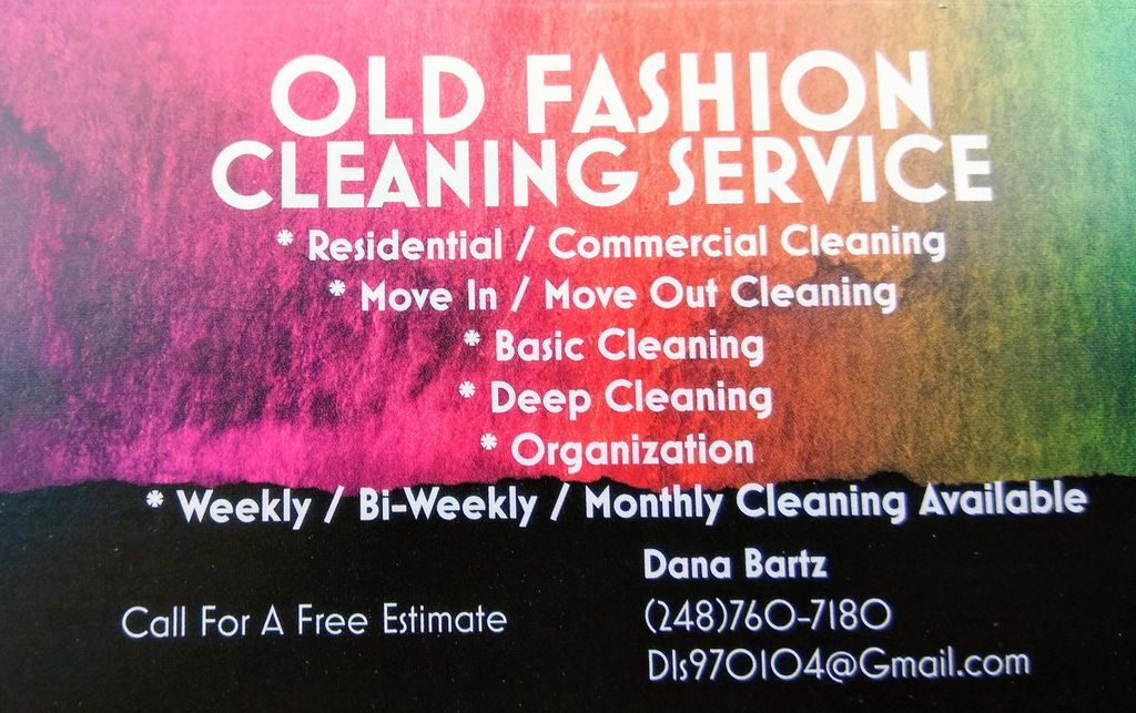 Old Fashion Cleaning