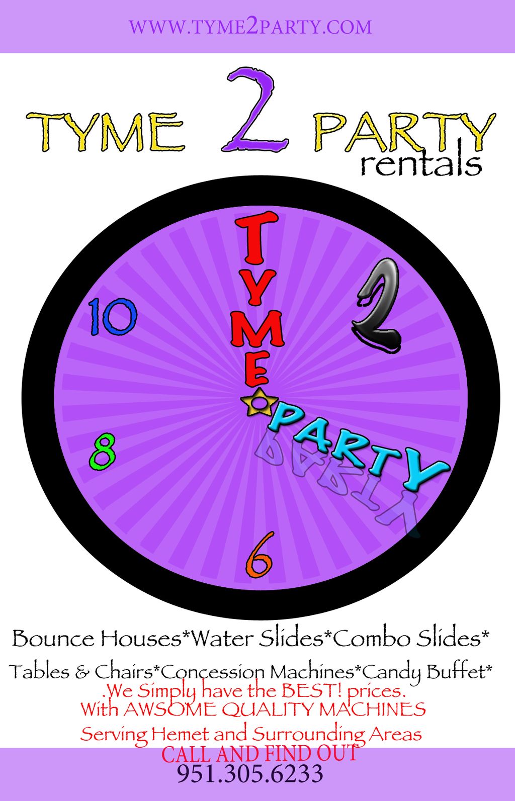 Tyme 2 Party Rentals