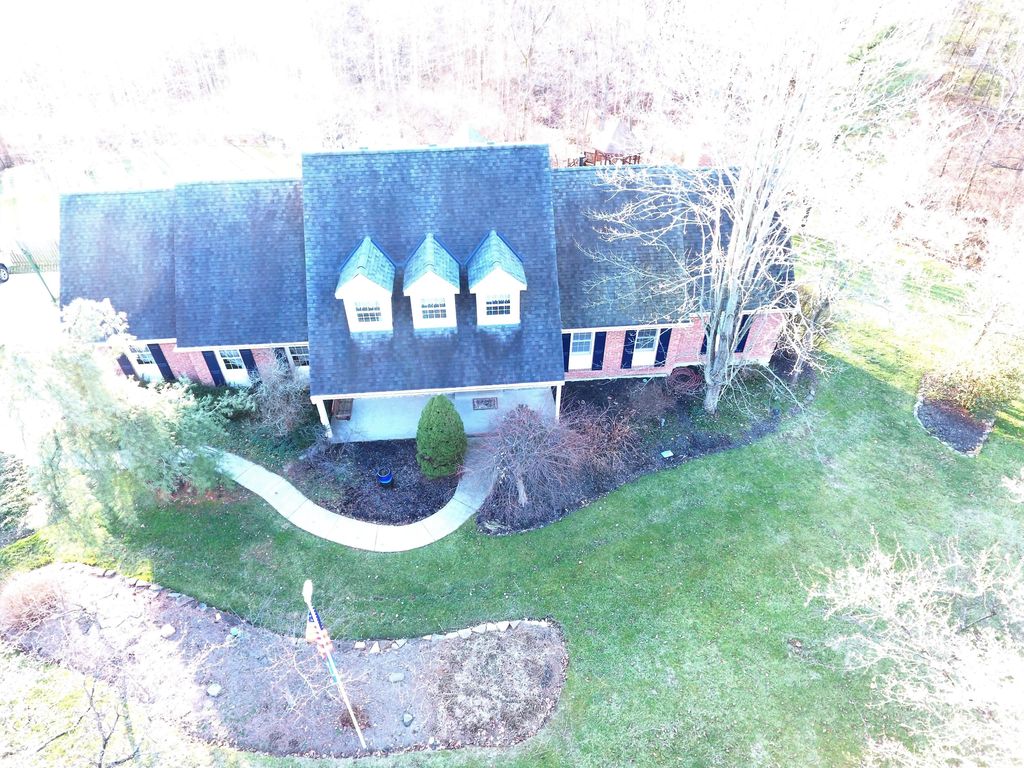 Overhead view from Drone