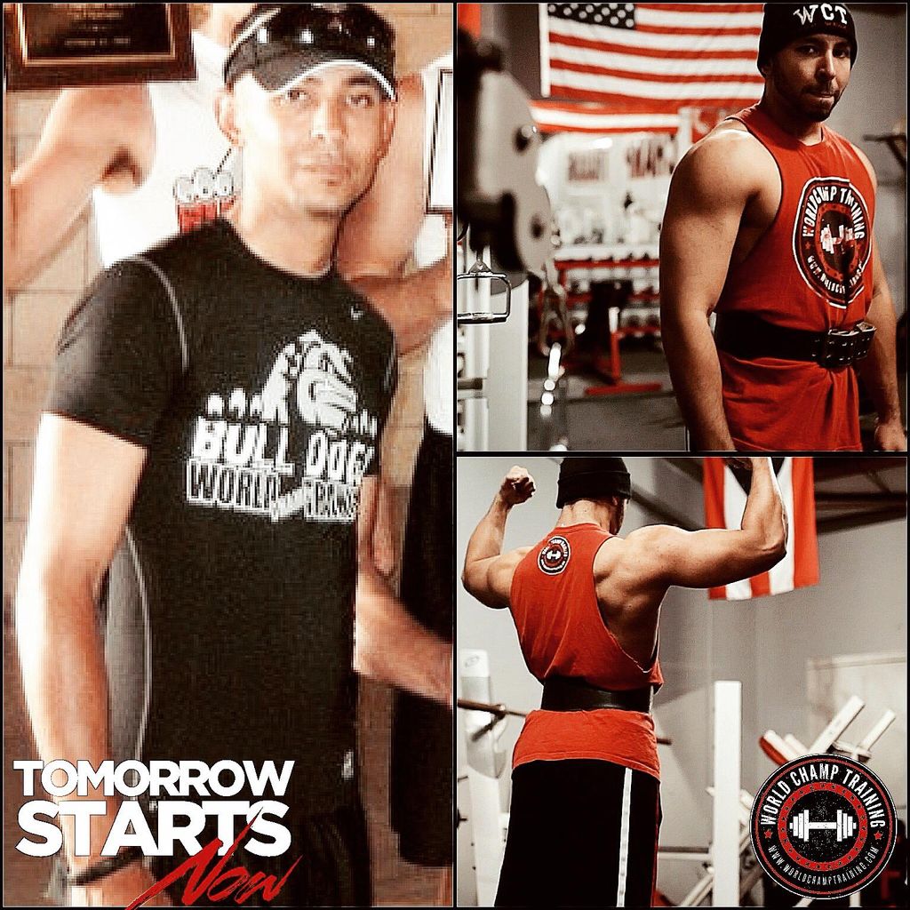 Myself mid way through a clean bulking phase.