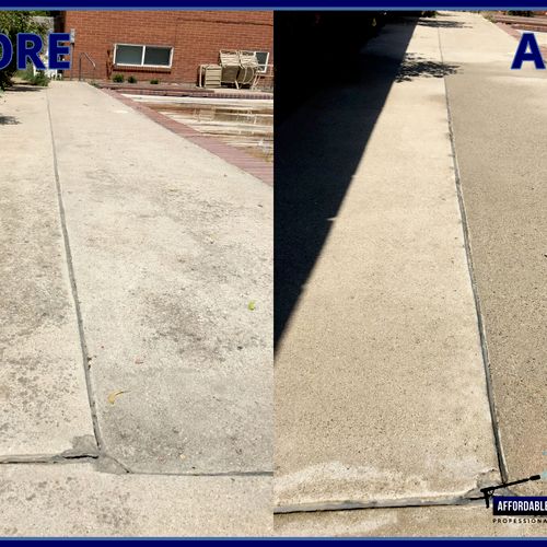 Concrete cleaning