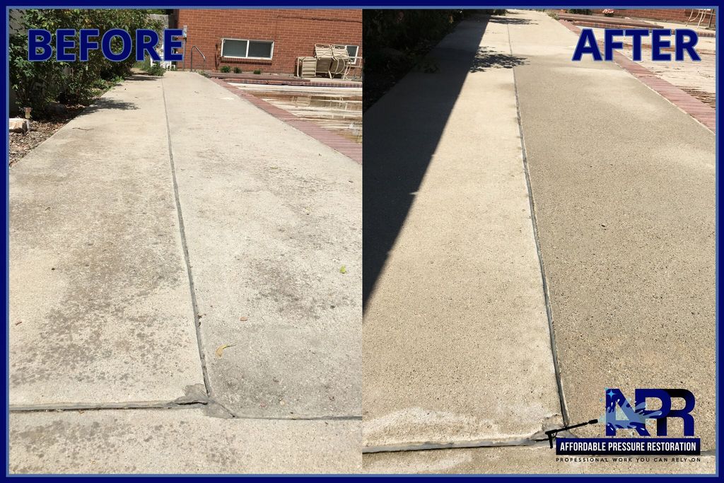 Concrete cleaning