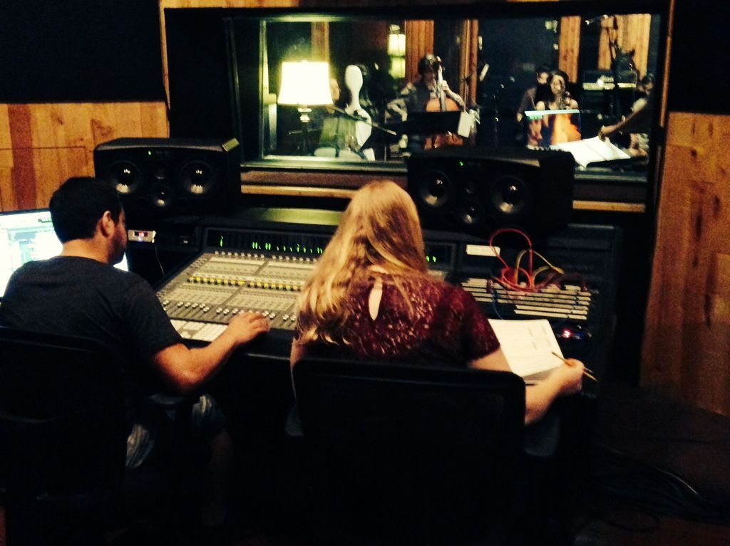 Catherine running a recording session for a film s