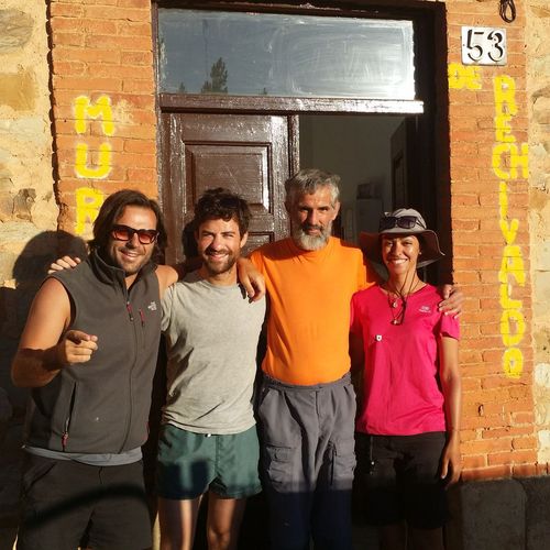 With friends in Spain on the Camino de Santiago in