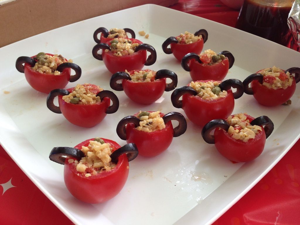 Mickey Mouse themed appetizers