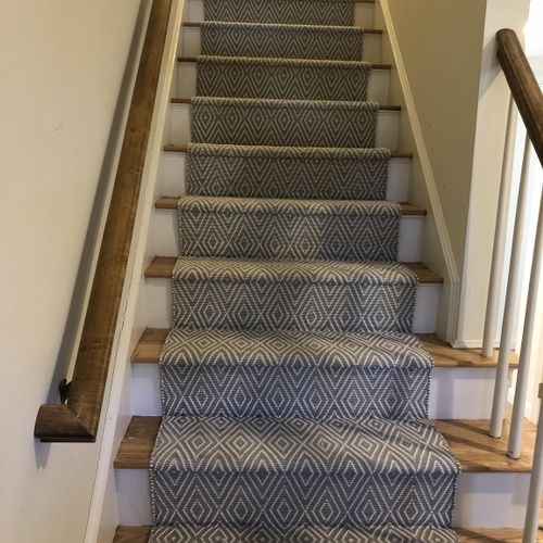Pattern stair runner
