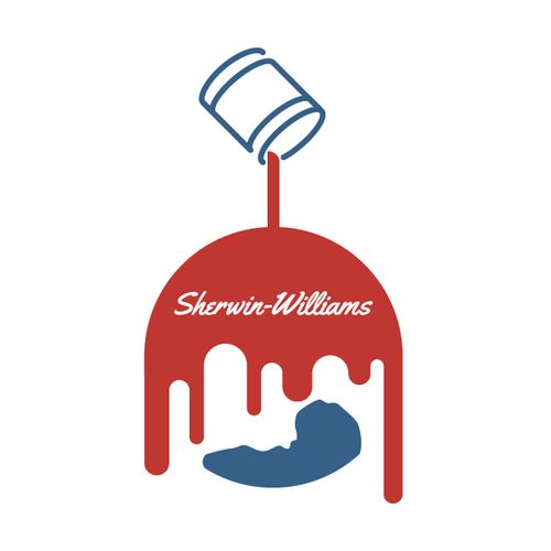 Sherwin Williams logo reimagined.