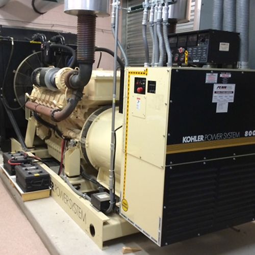Commercial and residential generator install.