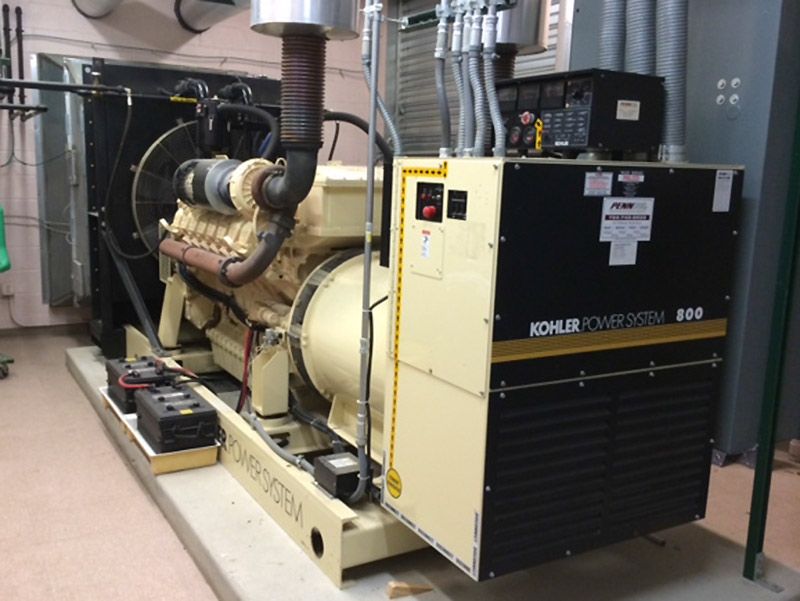 Commercial and residential generator install.