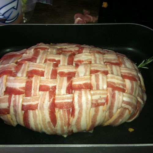 Bacon wrapped Turkey
