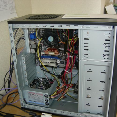 Here Is one of our custom desktop computers. 