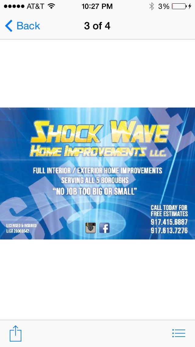 Shockwave Home Improvements, LLC