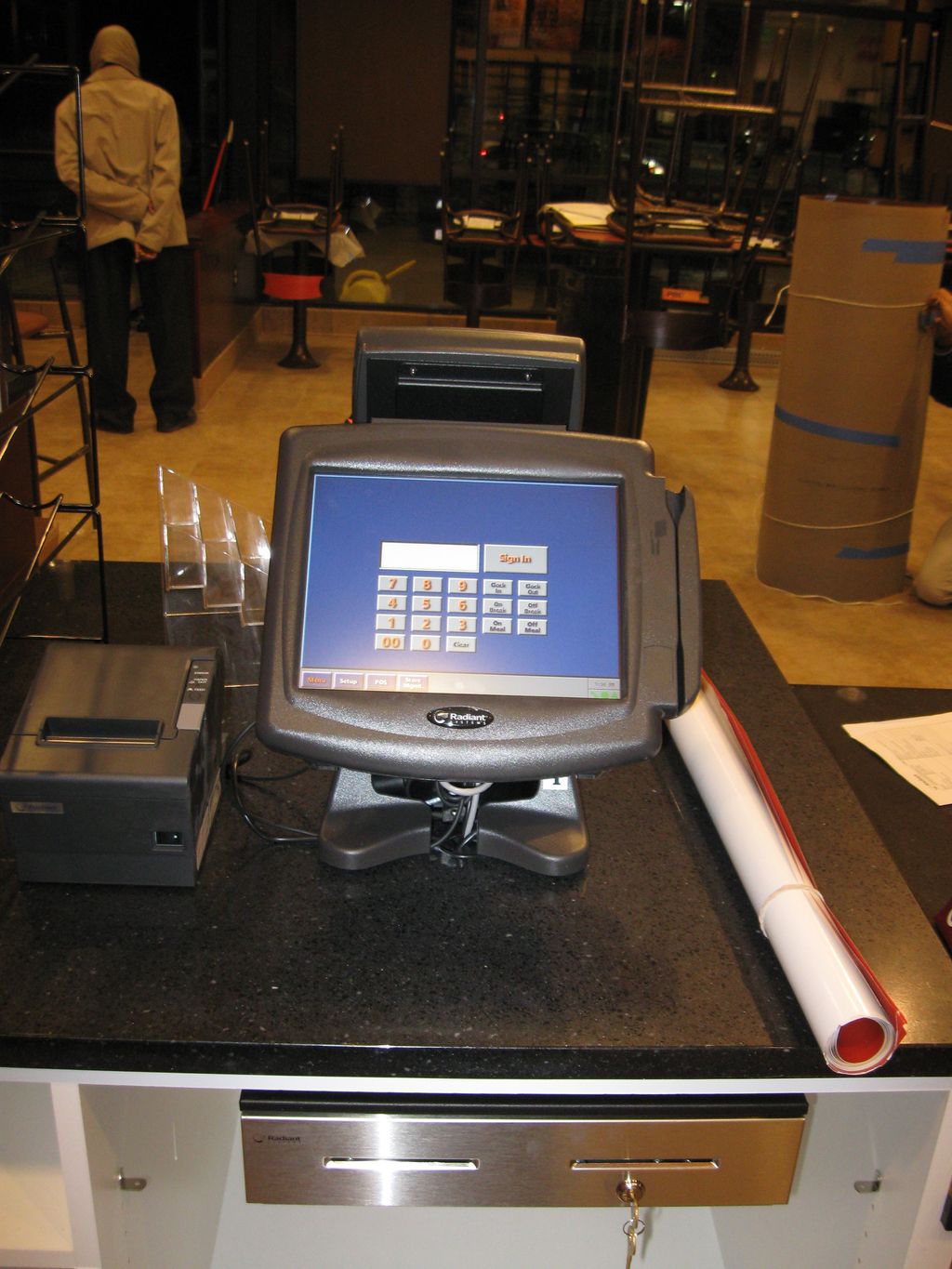 Point of Sale installed at a Dunkin Donuts