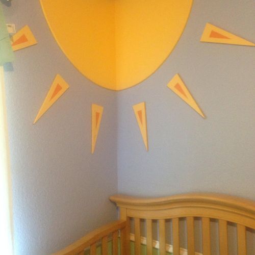 sunshine in baby's room