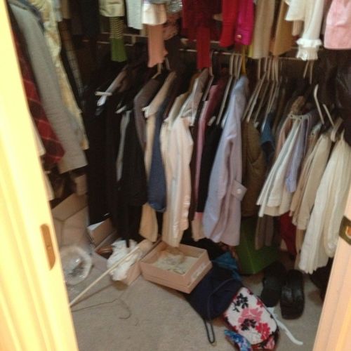 Closet Clean: Step#1: Listen to the client and the