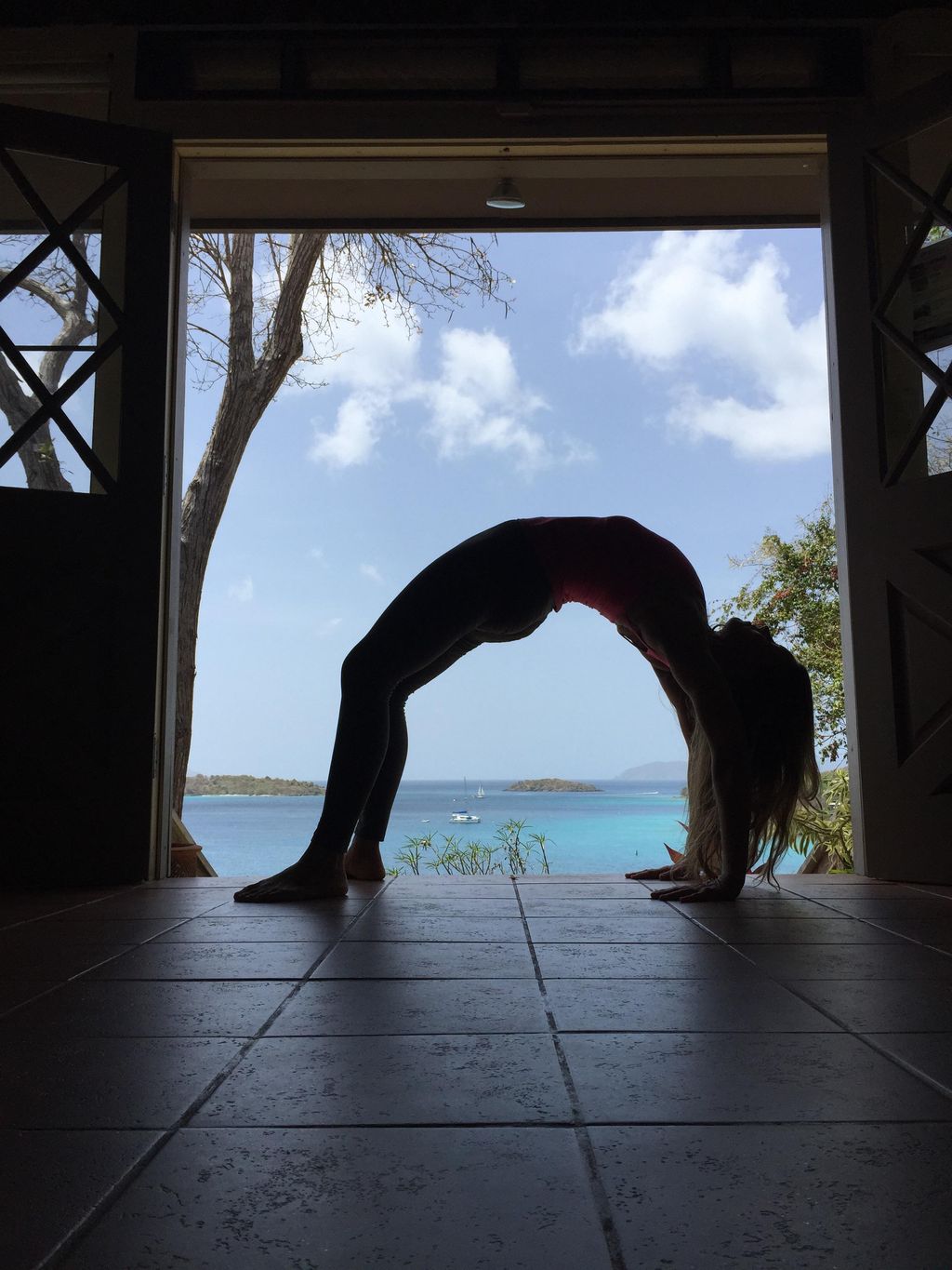 Caneel Bay Resort yoga studio 