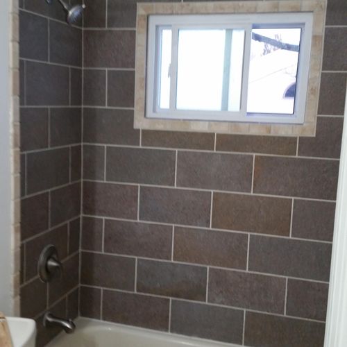 Bathroom renovation (complete remodel) bath tile s